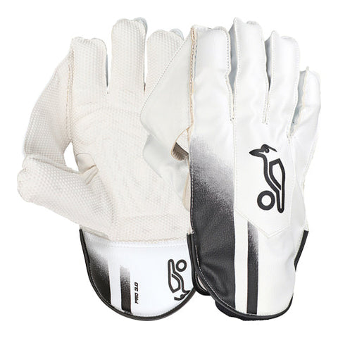 KOOKABURRA BLACK/WHITE PRO 3.0 KEEPING GLOVES '24
