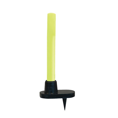PLAY CRICKET PLASTIC HALF STUMP WITH RUBBER BASE